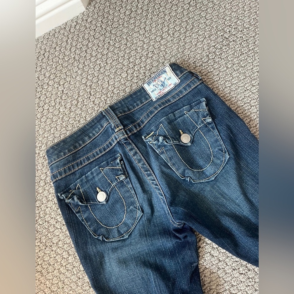 True Religion Low Rise Bootcut Jeans